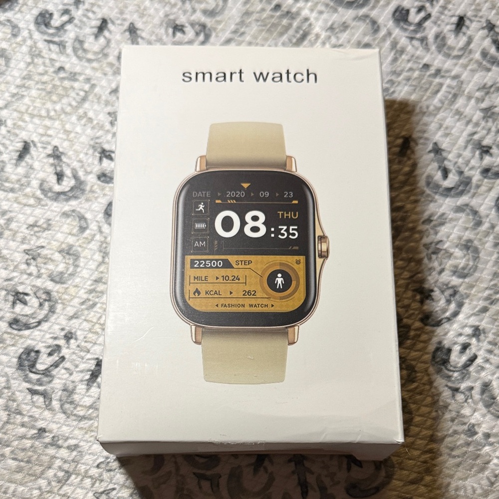 Smart Watch with Black Band